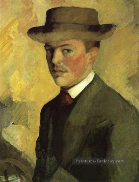  Aout Peintre - Autoportrait 1909 August Macke